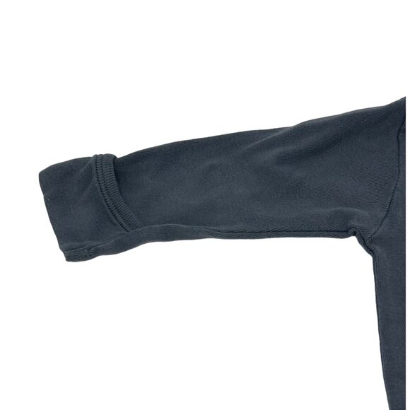 Baby Boy's 3 Sleepers - Grey, Grey & White and Blue w/ Stripes - Size 0-3 Month‎ - Picture 8 of 9